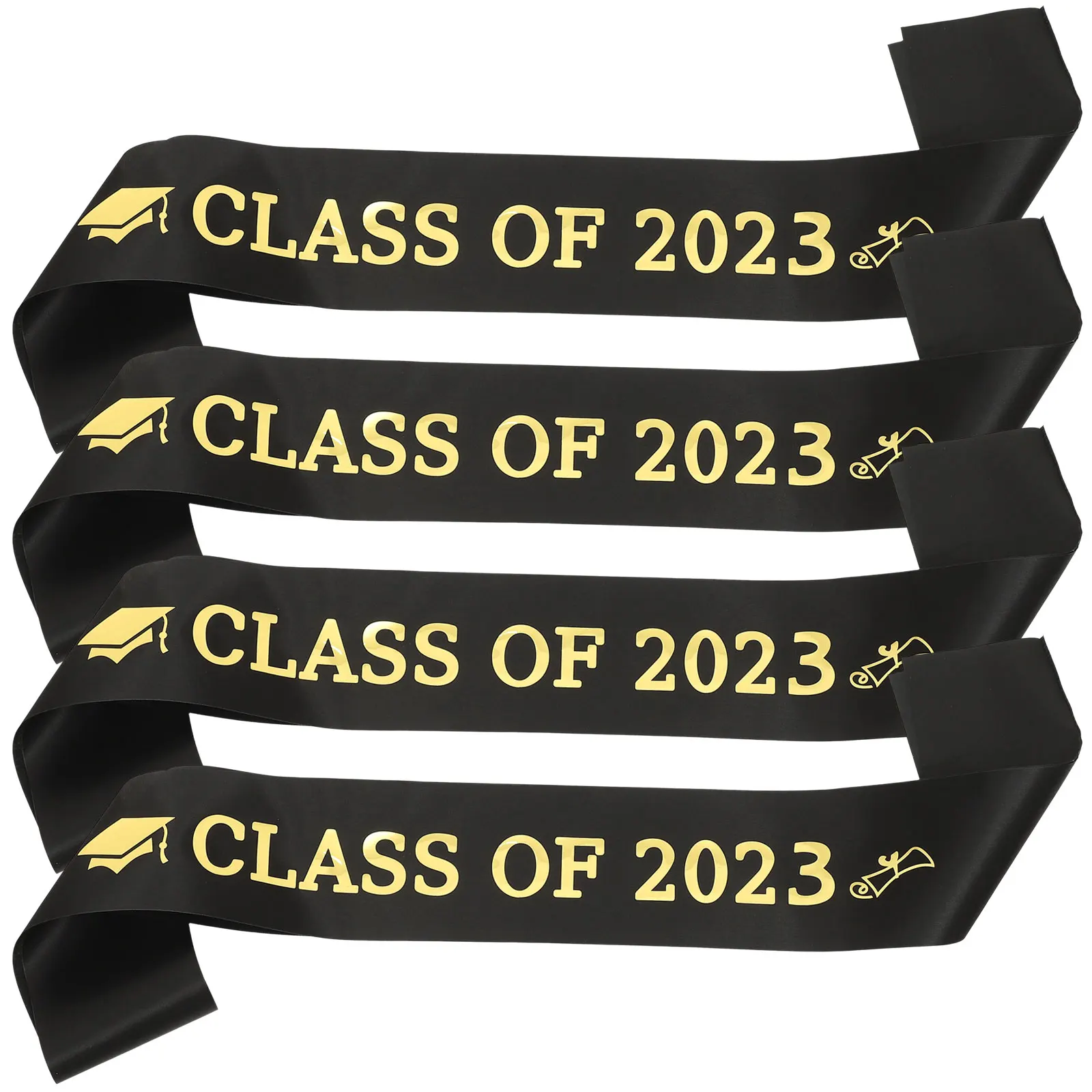 

Graduation Sash Party Stole Sashes Class Supplies Student Ribbon Graduate Satin Decorations Grad Shoulder Decor Senior Stoles