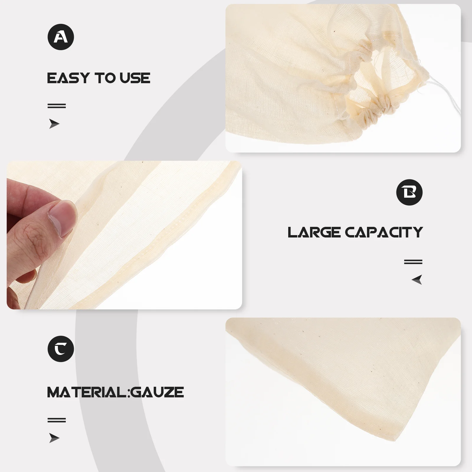 Фильтр-мешок пустые чайные пакетики для рассыпных листьев ситечко приготовления