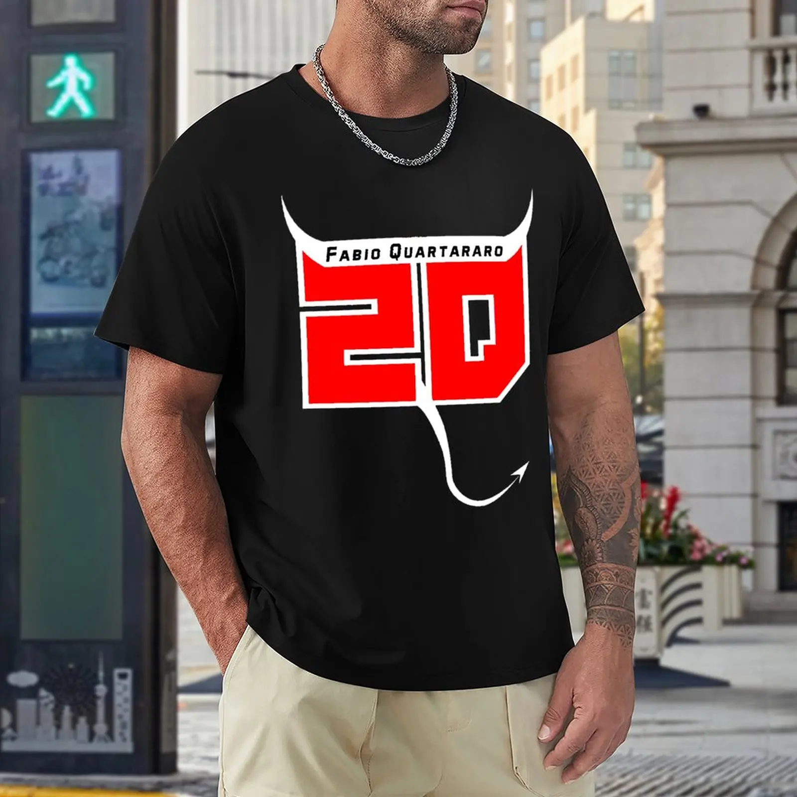

T-shirts Fabio-Quartararos #20 El-Diablos Classic Graphic Cool Leisure USA Size High Grade