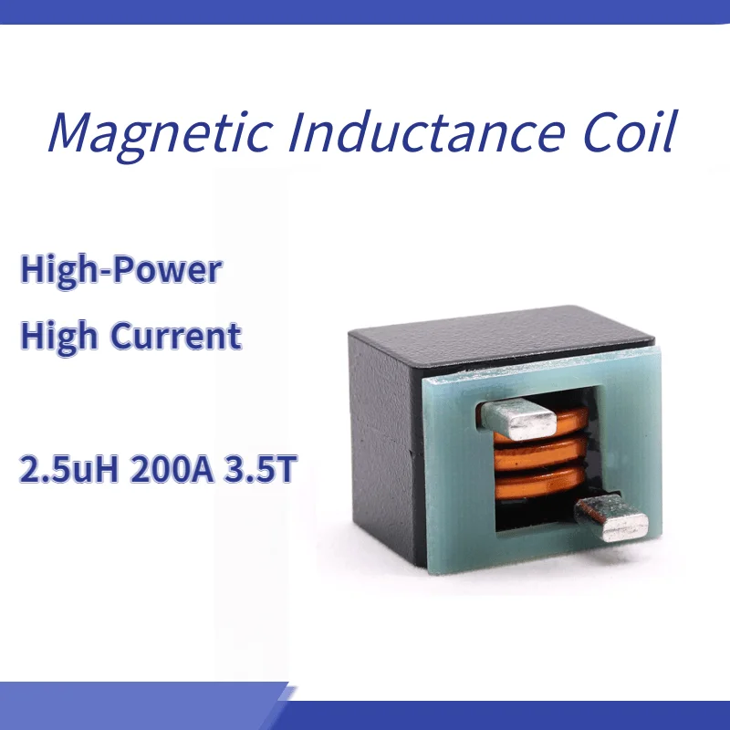 

1PCS/LOT High current and high-power magnetic inductance coil 2R5 200A 3.5T flat wire magnetic rod filter energy storage pin