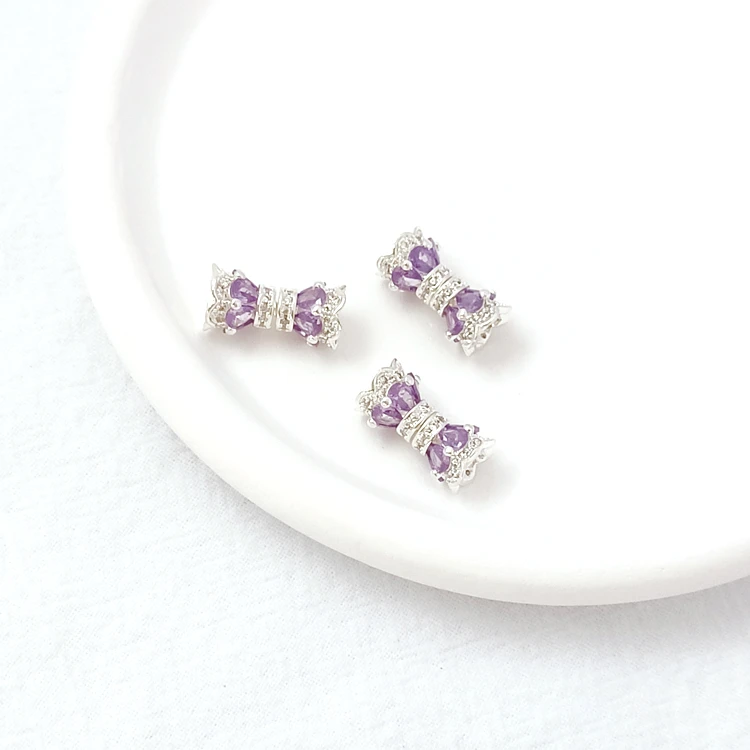 1 шт. 14 К медь покрытая золотом серебро инкрустированная цирконием вращающаяся