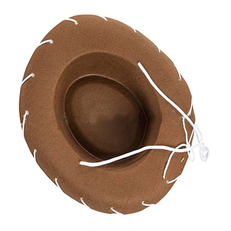 Модная Ковбойская шляпа Cowgirl с широкими полями для мальчиков и девочек - купить по