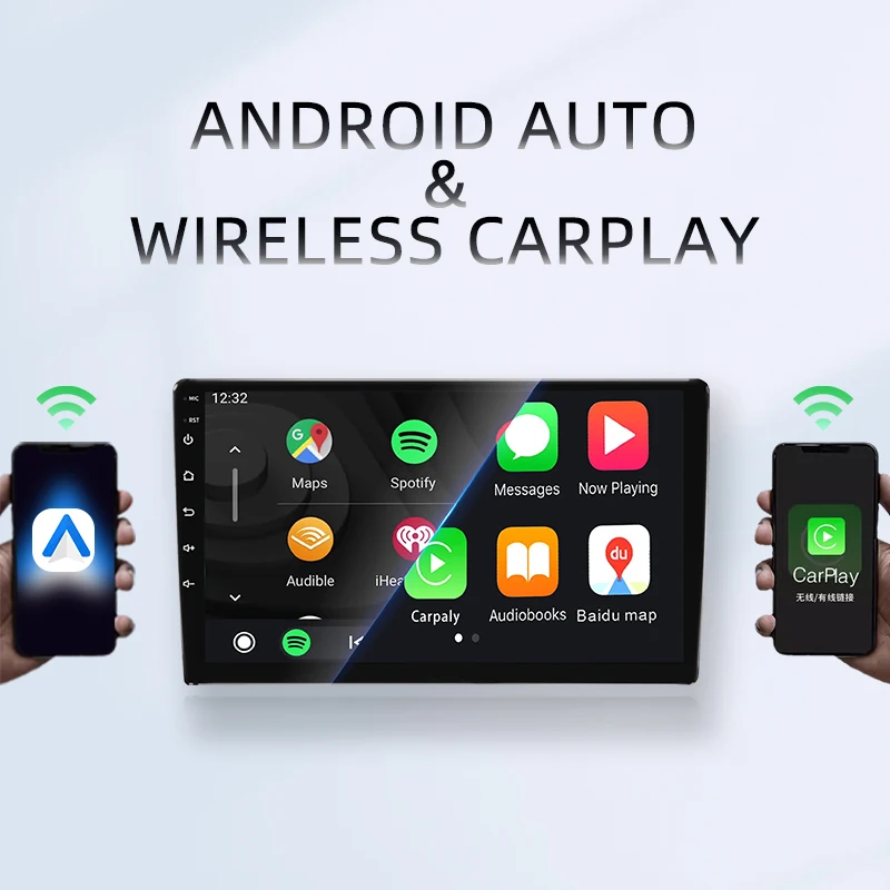 VVOX 9863 Универсальная автомобильная GPS-навигационная система CarPlay Android Auto QLED-экран