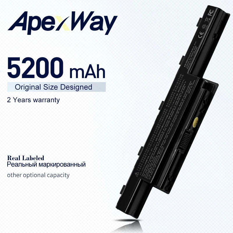 

5200mAh Laptop Battery AS10D31 For Acer Aspire 5750G 5750 5560G 5755G 5742G 4741 4741Z V3-571G V3-771G AS10D75 AS10D41 6600mAh