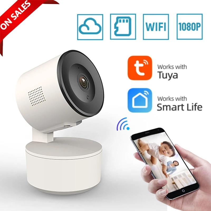 

IP-камера Tuya 2 Мп с поддержкой Wi-Fi и функцией ночного видения