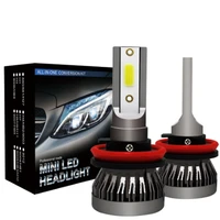 mini s2 c6 led h4 h7 led headlight h1 h3 h11 h13 9004 9005 9006 9007 880 h27 car light bulbs auto lamp 12v 6000k
