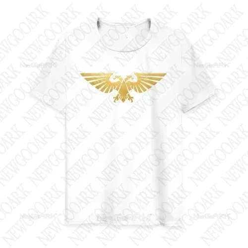 Мужская футболка из хлопка Warhammer 40 000 Aquila gold одежда на лето Повседневная Модный