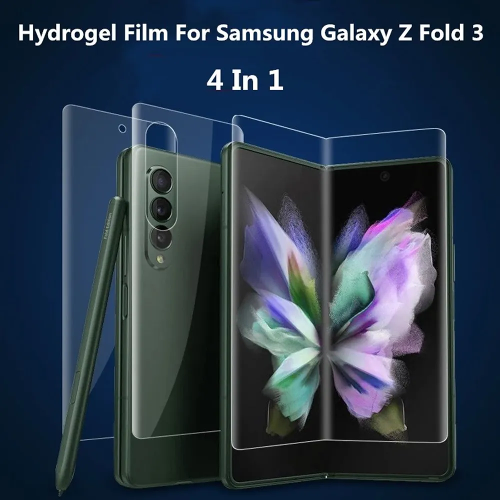 

Гидрогелевая пленка для Samsung Galaxy Z, складывающаяся в 3 раза, для передней и задней камеры, пленка для объектива, мягкая защита экрана для Samsung Z,...