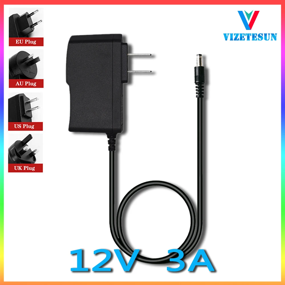 

Универсальный Регулируемый адаптер питания для маршрутизатора, 12 В, 3 А, 12 В, 3000 мА