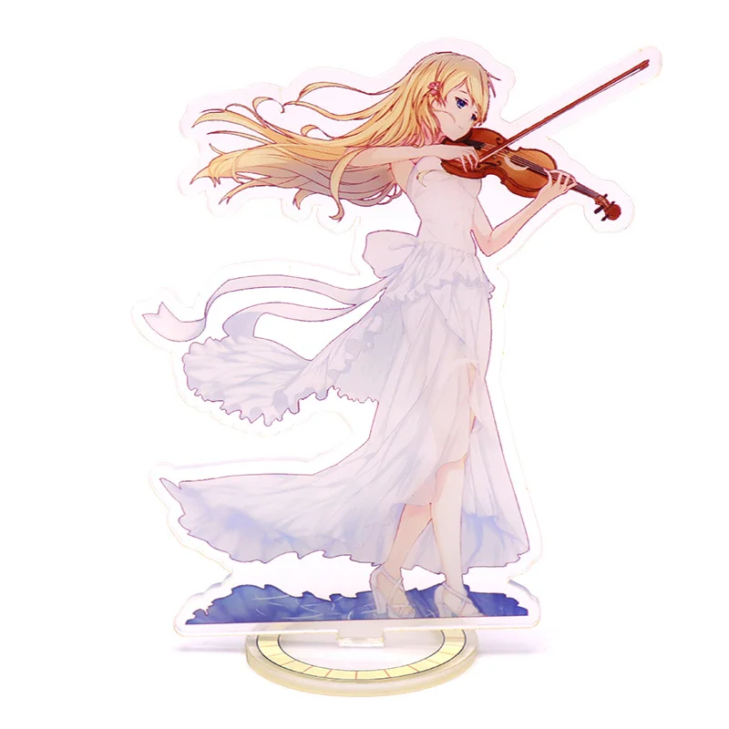 

Your Lie in April Miyazono Kaori Anime Acrylic Stand Figure Desktop Decor Collection Model Doll Gifts