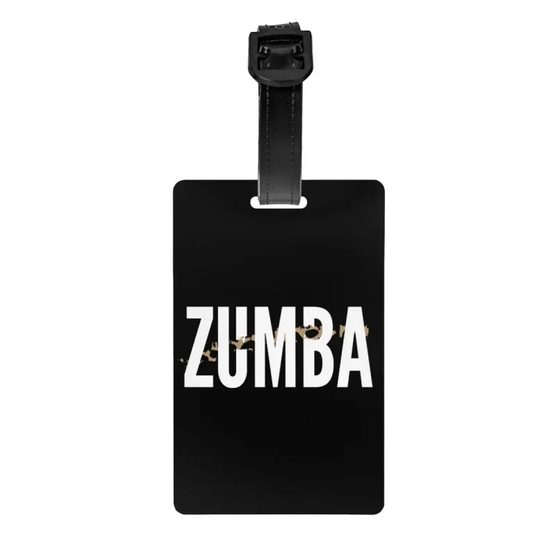 

Бирка для багажа Zumba в виде танцора для чемоданов, милые бирки для багажа для фитнеса, Обложка для личной безопасности, идентификационная бирка