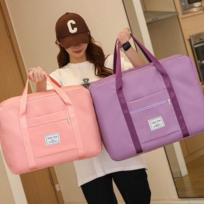 

Большая Вместительная дорожная сумка, водонепроницаемая сумка для багажа, женская и мужская дорожная сумка, спортивная сумка для занятий йогой, рюкзак на плечо