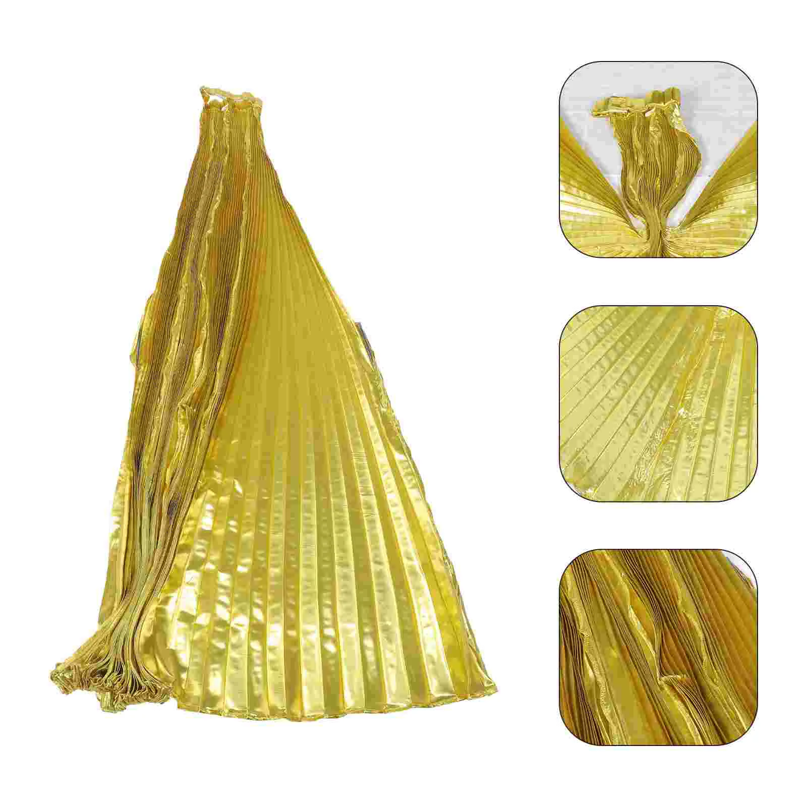 

Carnival Outfit Women Dance Costume Silver Wings Performance Acrylic Belly Dancer