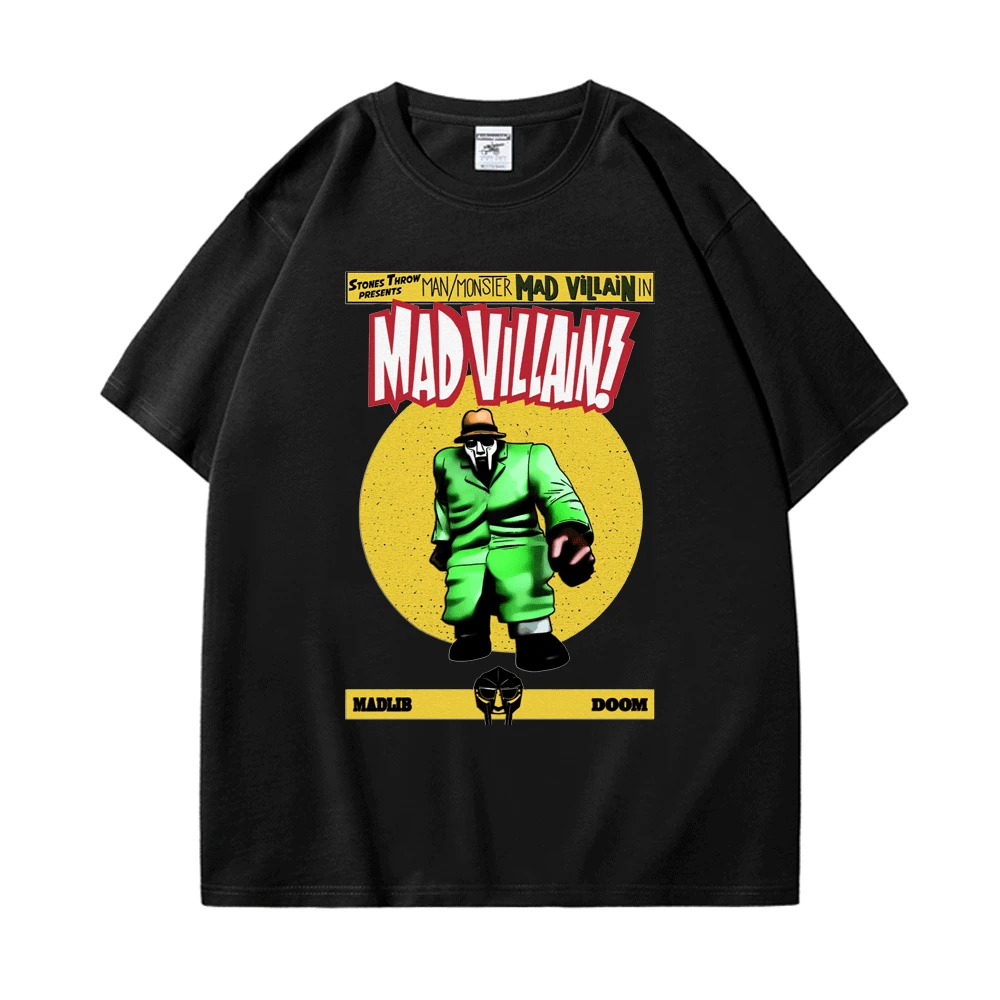 

Футболка Mf Doom с круглым вырезом для мужчин и женщин, модная повседневная рубашка свободного покроя, с милой графикой, с коротким рукавом, ули...