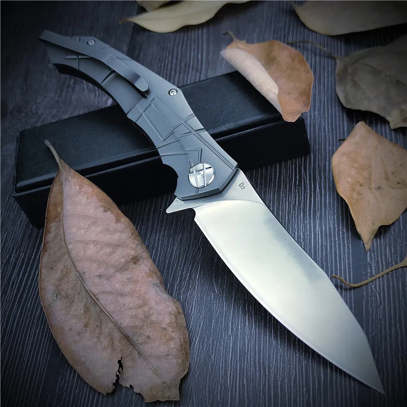 

RU Stock High Hardness D2 Blade G10 Handle Ball Bearing Folding Pocket Knife Hunting Tool EDC Survival Self Defense Knives