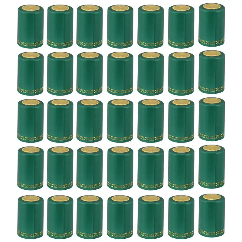 

100pcs 33mm Red Wine Sealed Cover Bottle Heat Shrinkable Bottle Cover