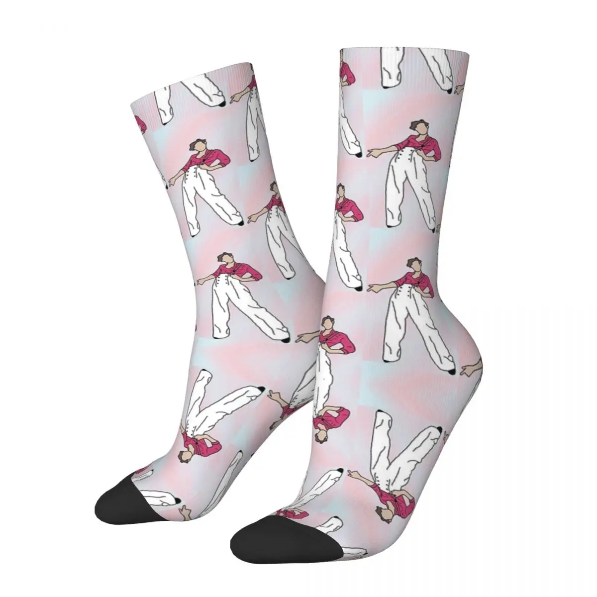

Тонкие носки Харадзюку, поглощающие пот чулки, всесезонные длинные носки, аксессуары для мужчин и женщин, подарок на день рождения
