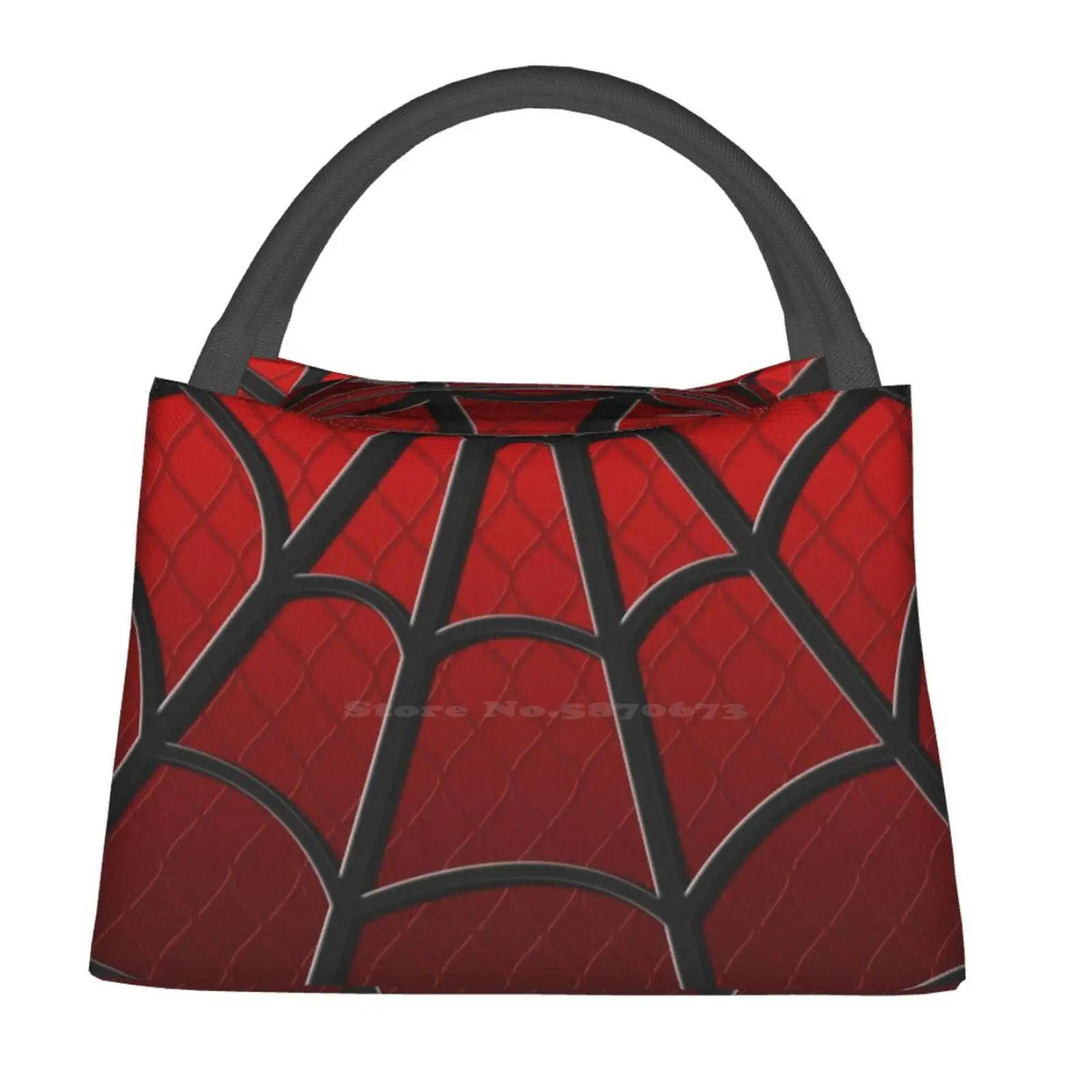

Переносная сумка для ланча Spider Web (Hq), новая термальная изолированная сумка для ланча, пауковая сеть, Человек-паук из комиксов в стиле комиксо...
