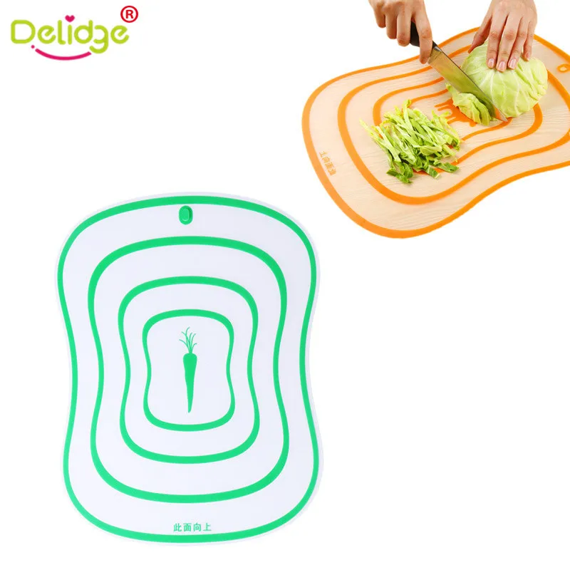

4 pcs/set Cooking Antibacterial Cutting Board Plastic Meat Fruits Seafood Vegetables Kitchen Chopping Board
