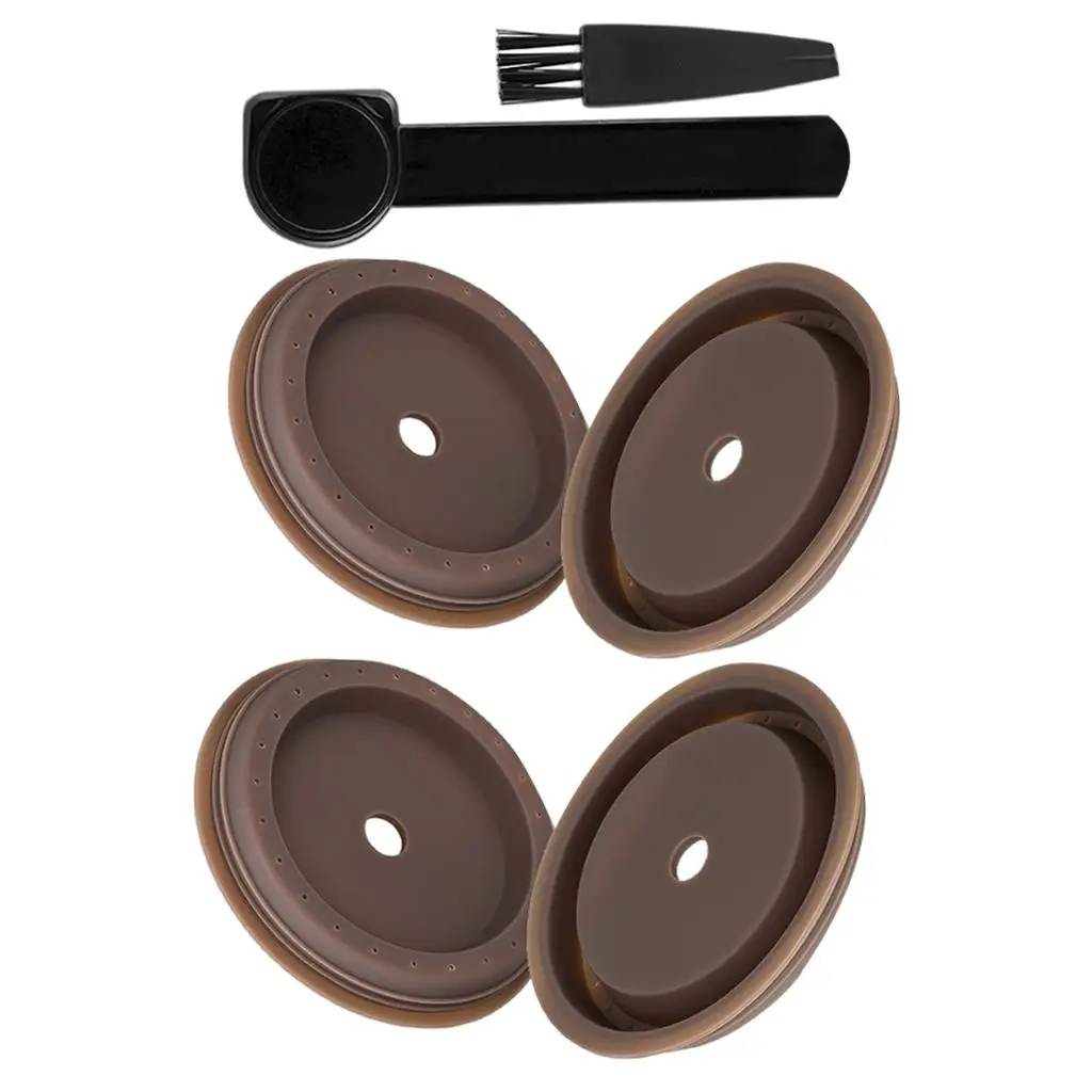 

4 шт., многоразовые диски в виде капсул для кофе