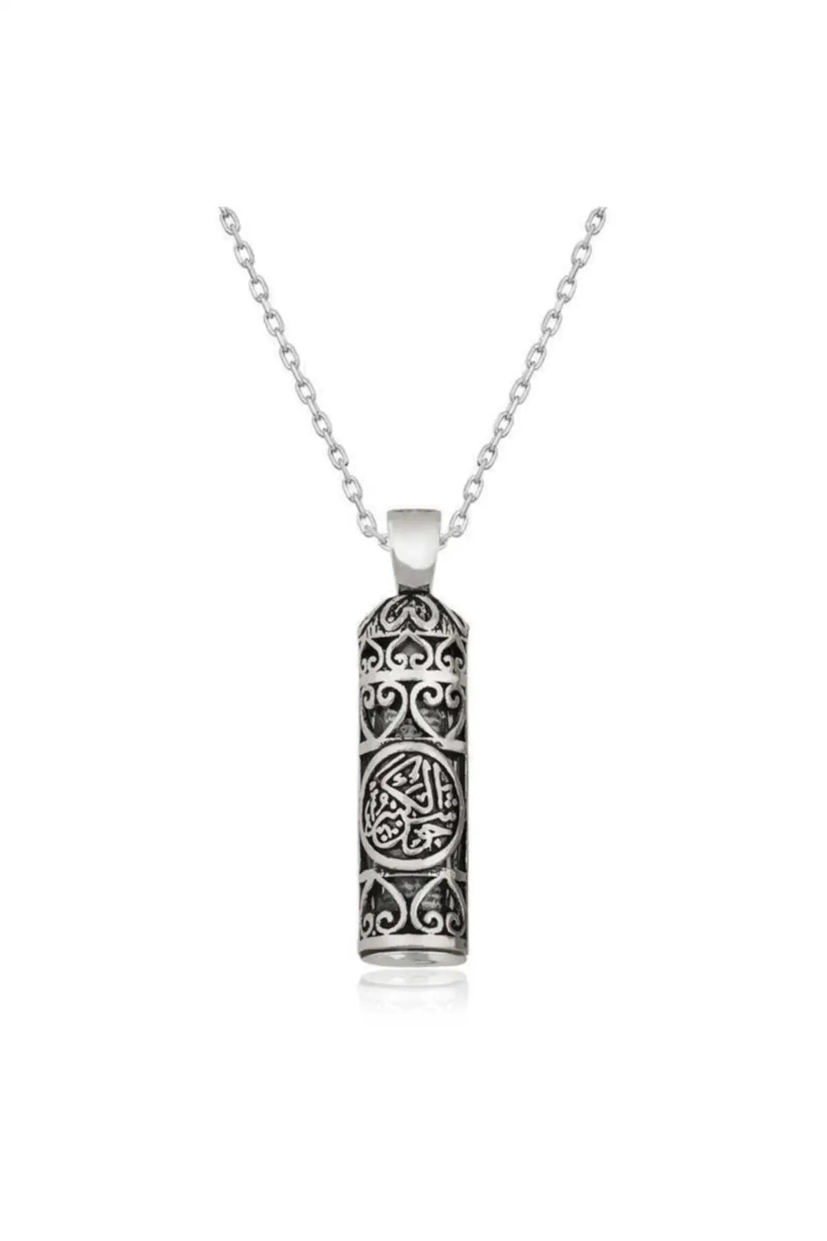 

Women Silver Cevşen-ul General Ledger Necklace