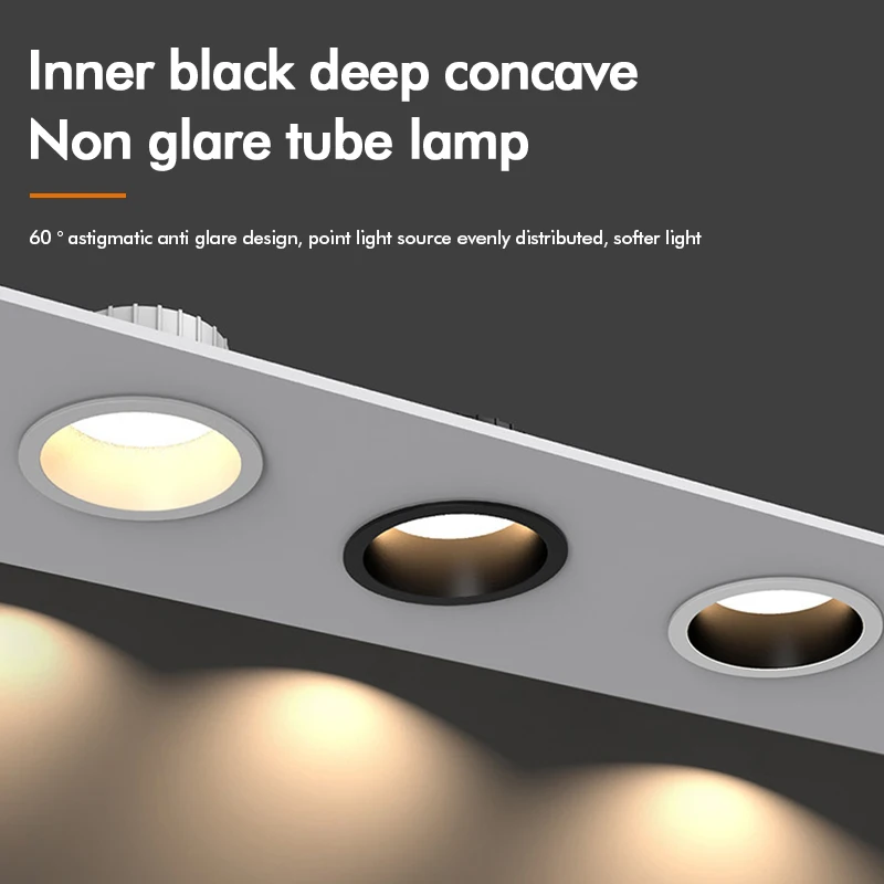 Встроенный потолочный светильник 3 Вт 7 12 15 220 В 110