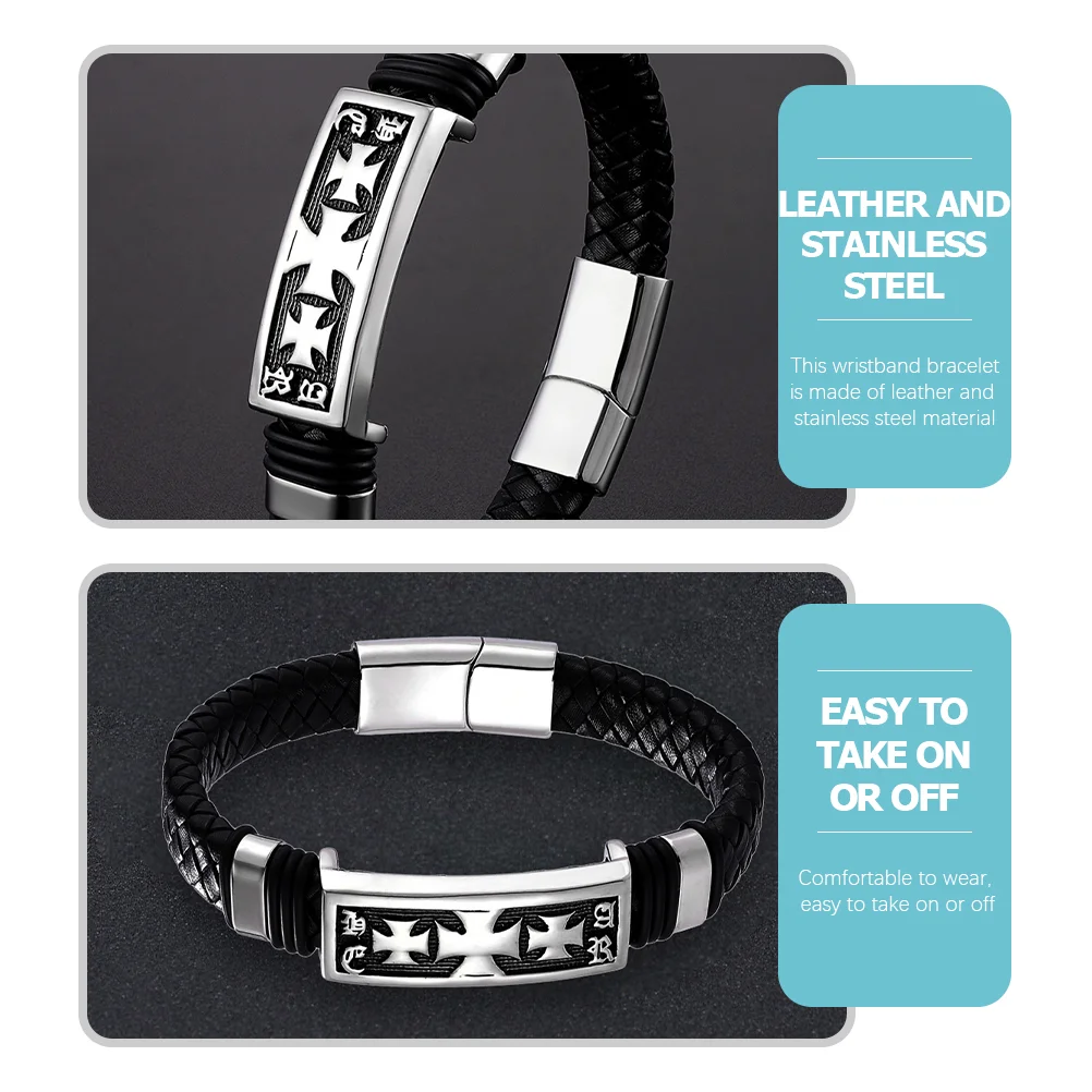 Браслет из нержавеющей стали в стиле бохо