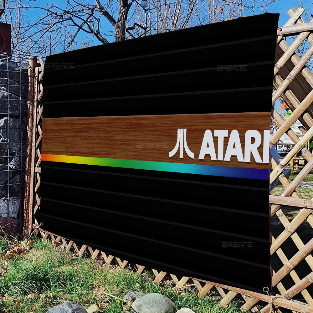 Логотип Atari высококачественный баннер печать художественная атмосфера стиль