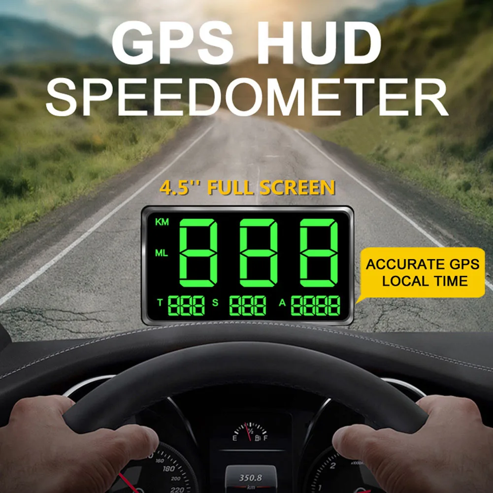 

Aoto Accessories Speedometer Head-up Display 1 Set 150*59*16mm ABS+PC Black