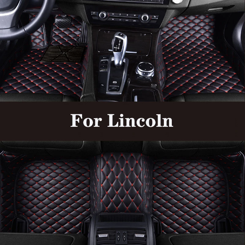 

Full Surround Custom Leather Car Floor Mat For Lincoln Town Car L Corsair Mark VII Aviator Auto Parts