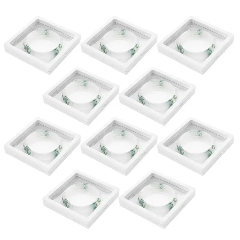 

Coin Display Case 10pcs Specimen Display Stand Display Cases Floating Framed Coin Display Stand For Antique Challenge Coins