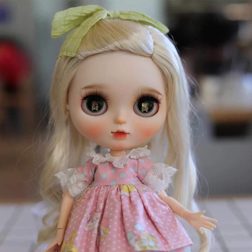 

ICY RBL+ Blyth Doll 1/6 Joint Body 30CM BJD Toys White Shin Sculpting And Makeup Handmade Poppy style Matte Face doll 9.23.34