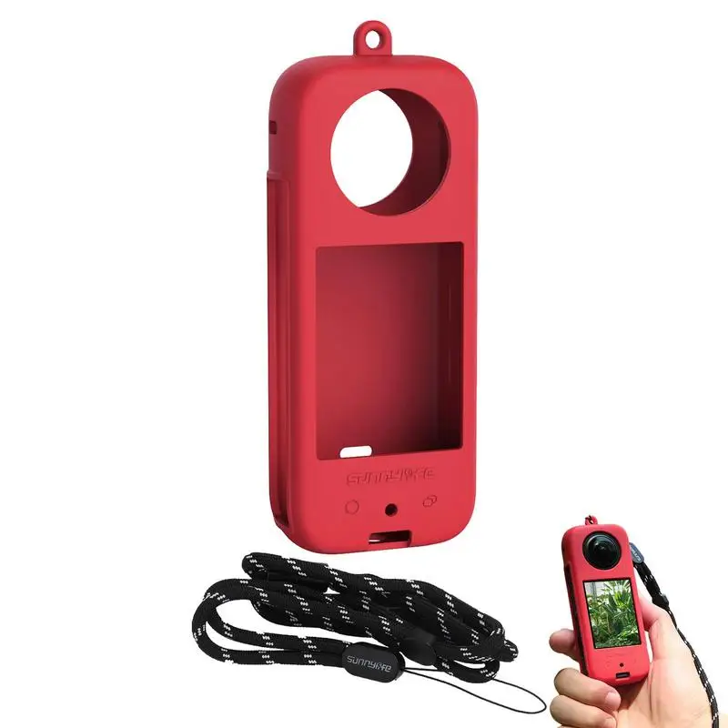 

Для Instas360 One X3 защитный чехол для объектива силиконовый чехол Противоскользящий с защитой от царапин для панорамной камеры Insta 360 Portable131/200