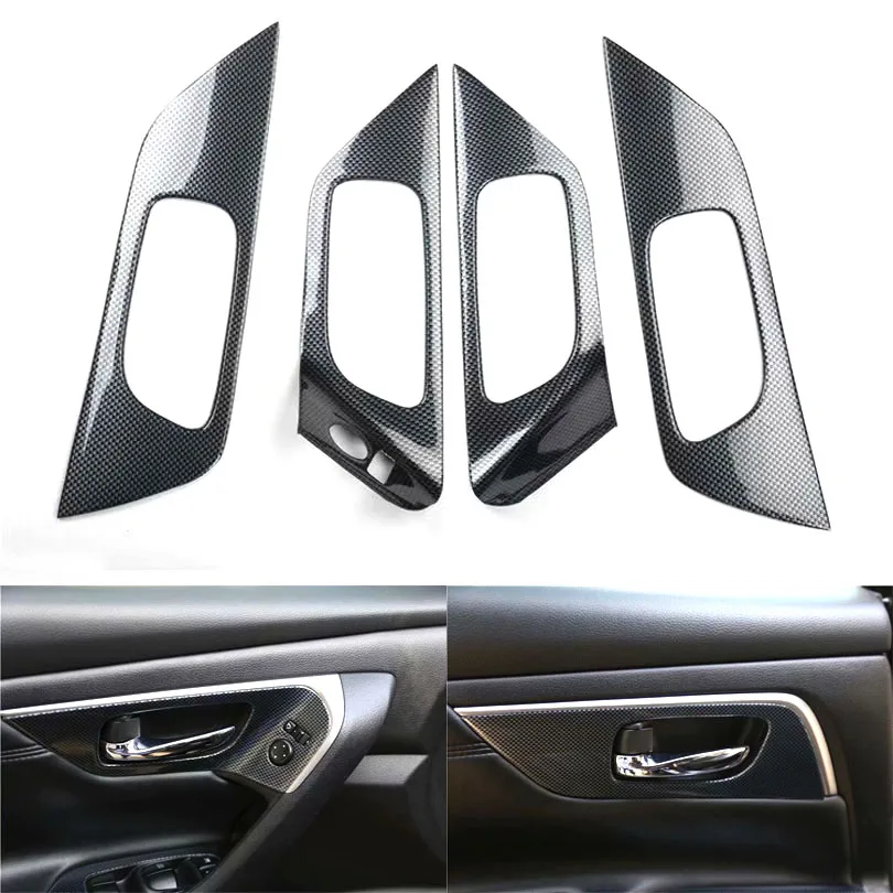 

For Nissan Altima 2013 2014 2015 2016 2017 2018 LHD Car Interior Door Handle Cover Car Trim Styling ABS Car Accessories 4pcs/set