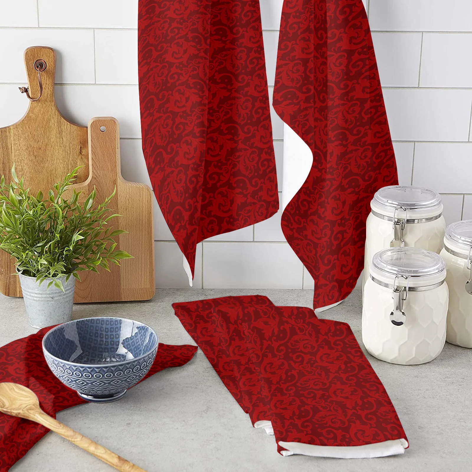 Absorbent Dish Cloth Tableware Towel For Kitchen Household Cleaning Tool