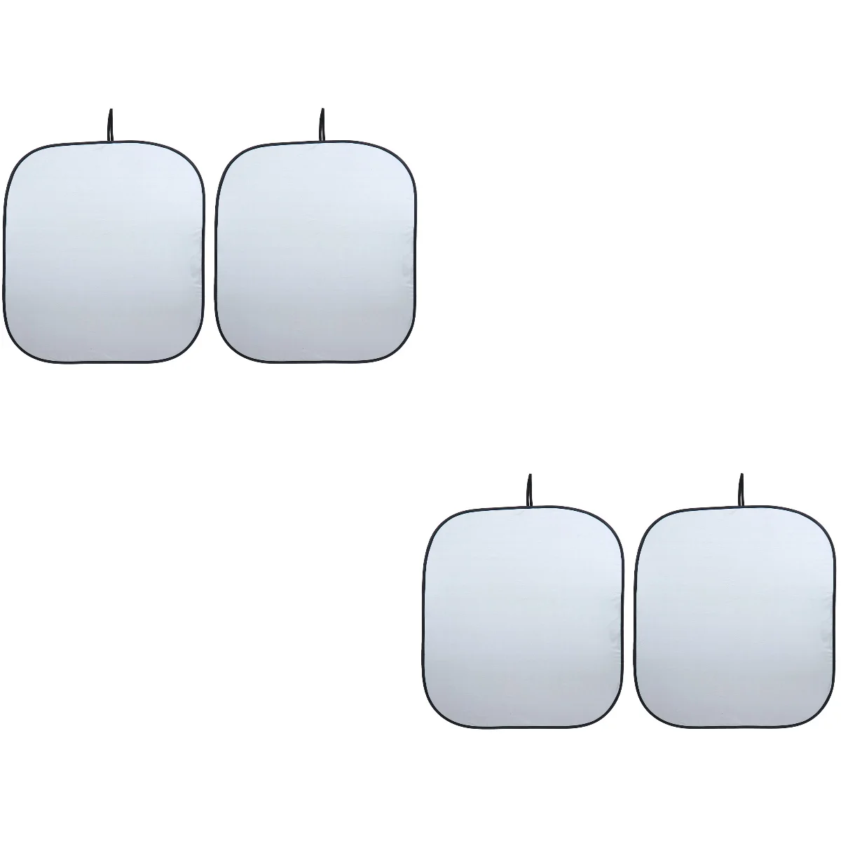 

2 набора, солнцезащитный козырек, автомобильный тень, Ультрафиолетовый зеркальный защитный чехол для автомобиля, Серебряная лента для ребенка