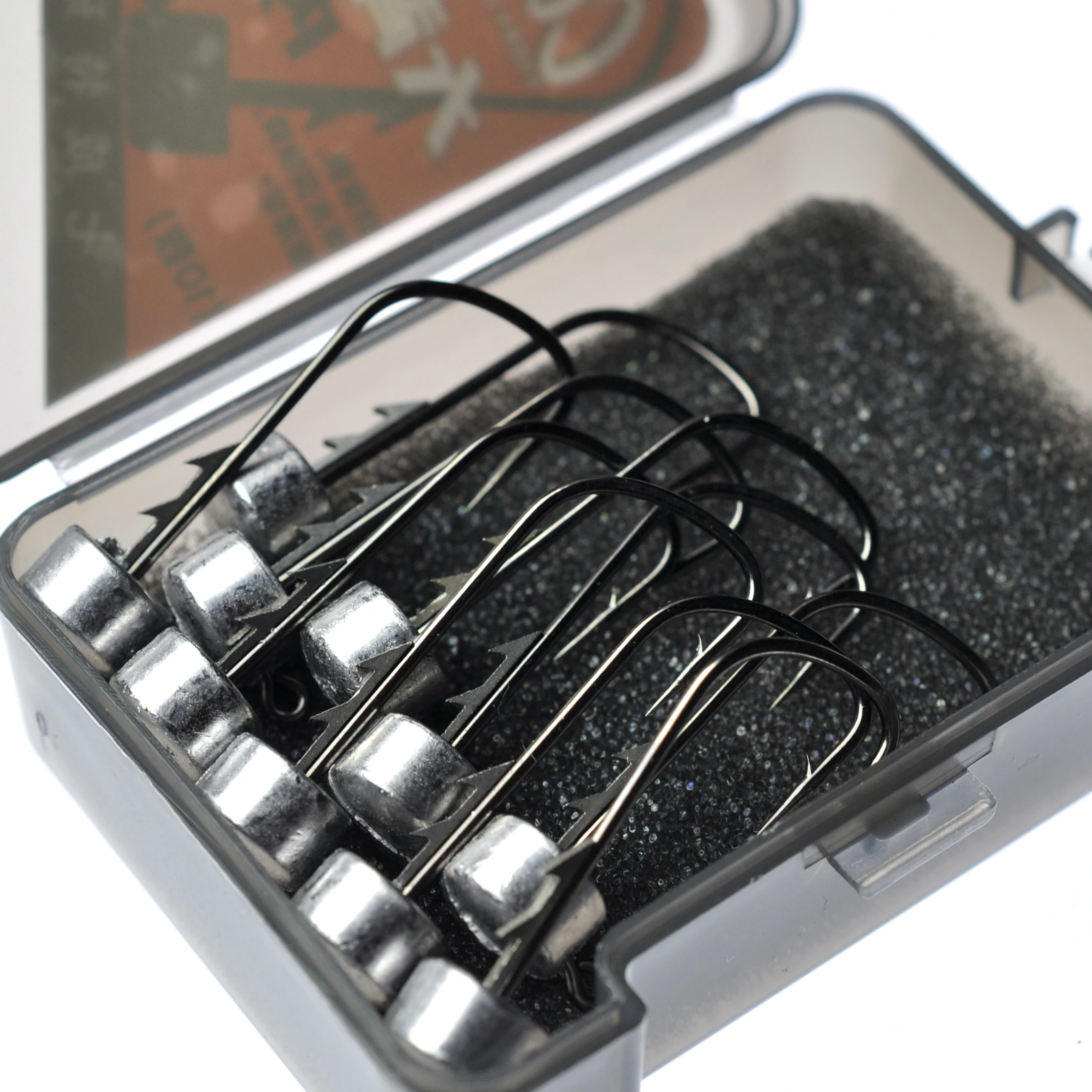 Фото Cast&Catch 10 шт. 1/0 Double Barb Ned Jig Worm приманки окунь пресноводные рыболовные снасти 2,7 г 3,5 г 4,8 г рыболовные снасти №5