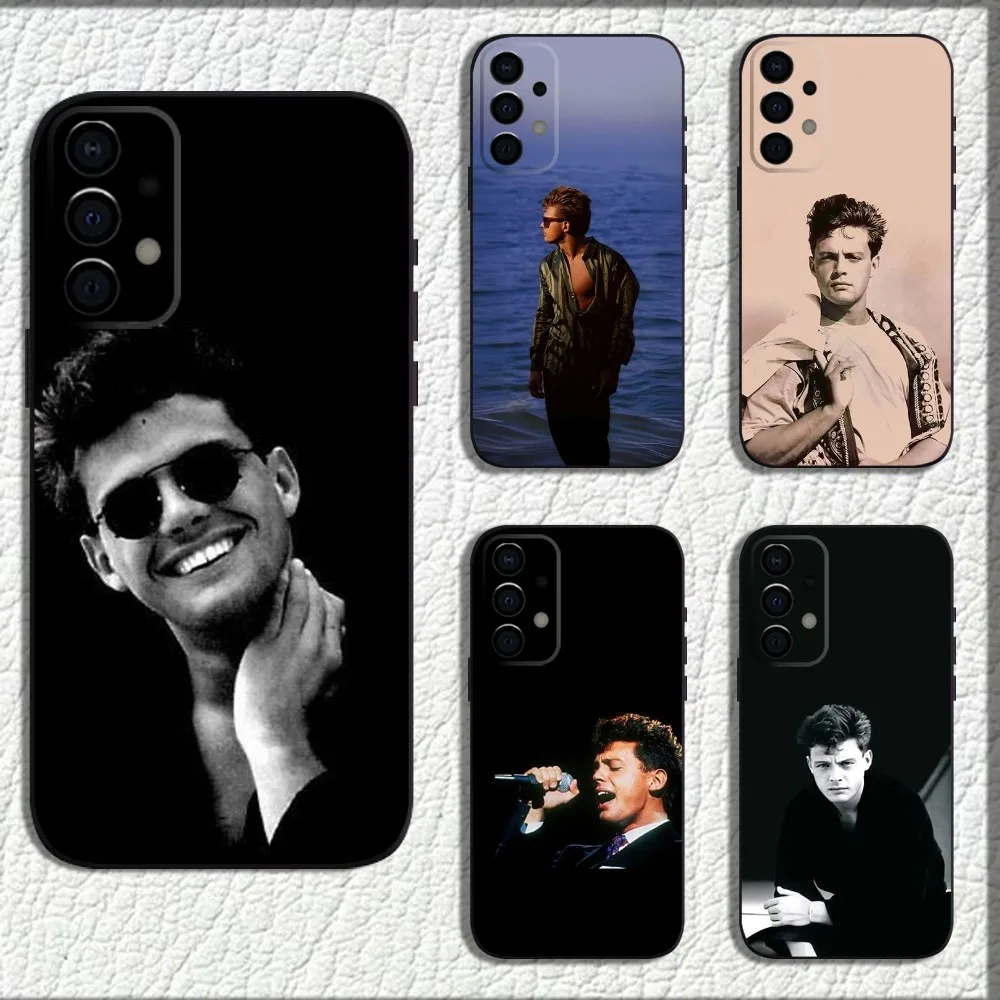 Чехол для телефона L-Luis Miguel Singer Samsung Galaxy A13 A21s A22 A31 A32 A52 A53 A71 A80 A91 мягкий черный