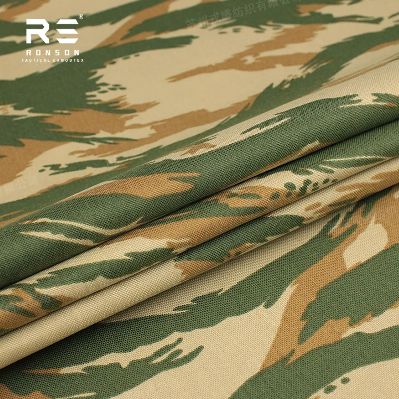 Фото Ткань нейлоновая Cordura 1000D M24, новый греческий камуфляж Woodland Lizard, прочная, для тактического снаряжения, уличных сумок, с покрытием WR+PU NIR №5