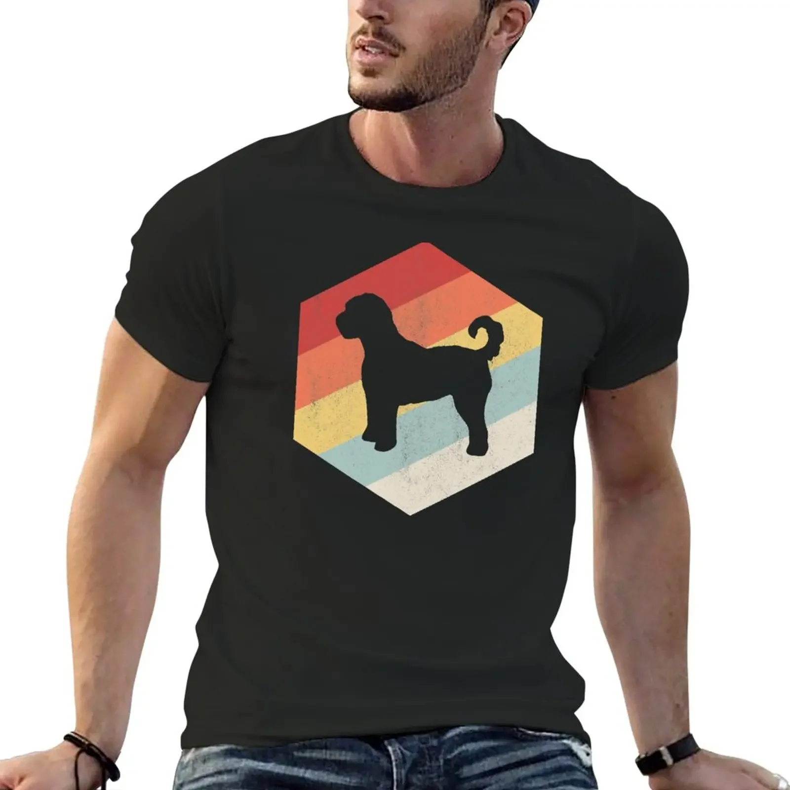 Мужская футболка Labradoodle хлопок