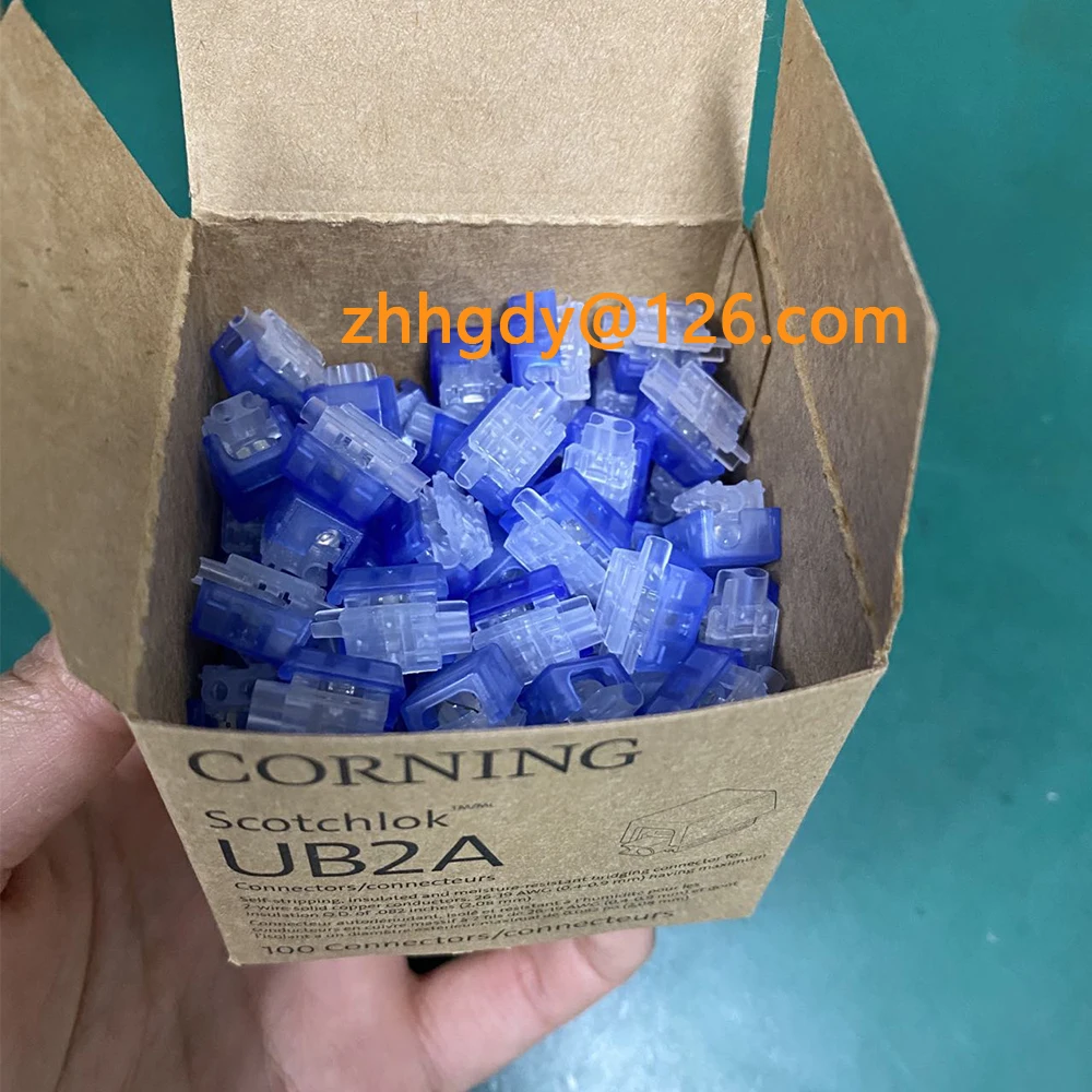 Original 100PCS 3M (CORNING ) Scotchlok UB2A K4 Wiring Subnet Wire Telephone Wire Crimp Terminal Fast Connector 0.4-0.9mm