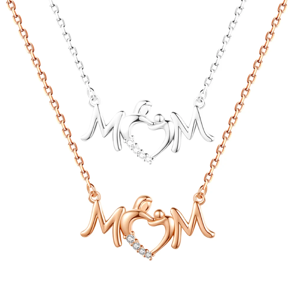 

New S925 Women's Love Wings Mother's Day 40+6CM Clavicle Necklace for Anniversary Fashion Jewelry and Fit For Pandora Women Gift