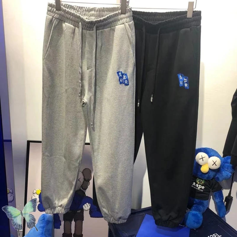 

2022ss ADER ERROR Letter Embroidered Sweatpants Elastics Casual Sports Pants