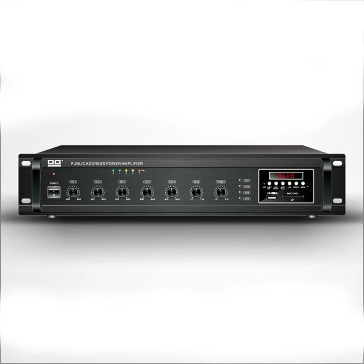 Звуковой усилитель с защитой от короткого замыкания сигналом тревоги перегревом