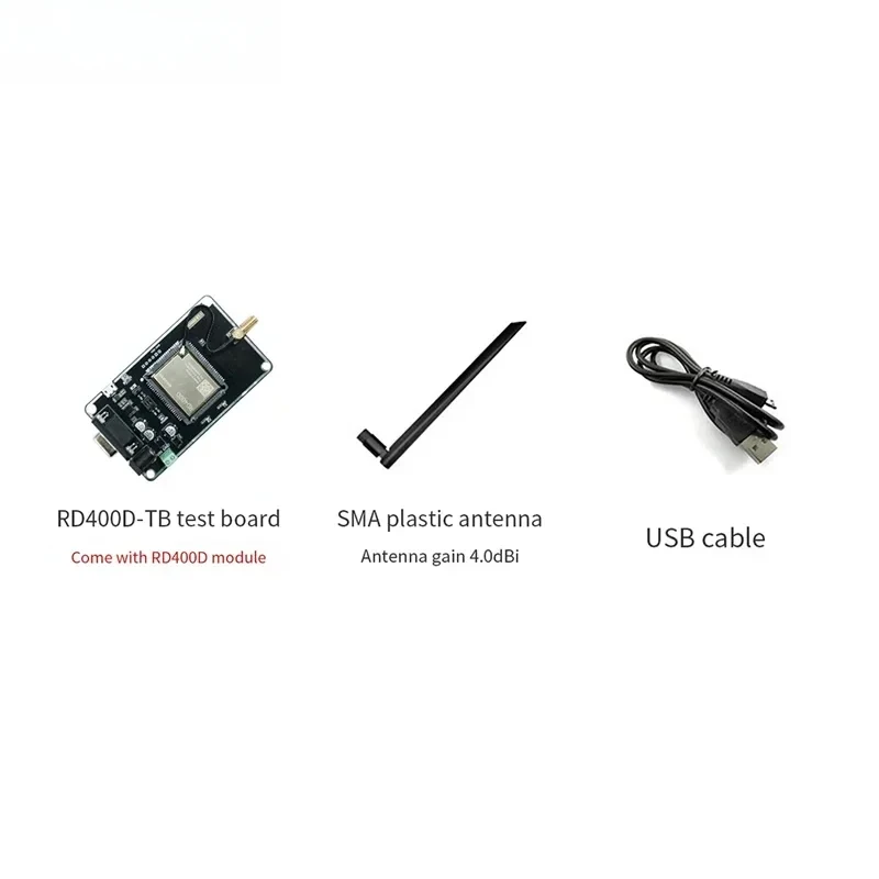 RD400D-TB 30 дБм 5,6 км, простой в разработке, с USB-интерфейсом, комплект тестовой платы радиомодуля для передачи данных, 410-470 МГц, RS232 (art.: 3920d8293dc8b) - 3920d8293dc8b