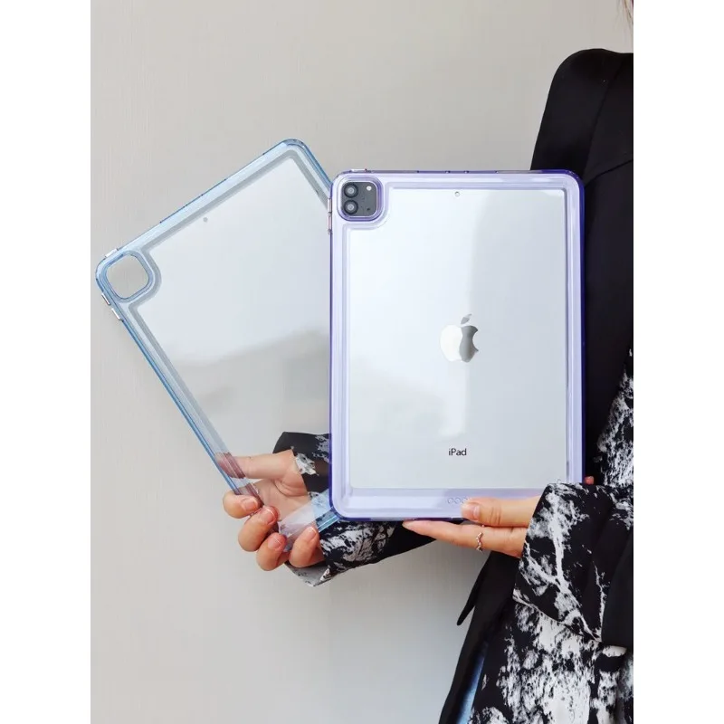

Прозрачный чехол для Apple Ipad Pro 2020 11 дюймов, акриловый защитный чехол для Air5, простой дизайн 10,2, Mini6, 4, 2018, 2019, 2021, 2022