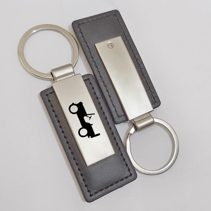 Модный металлический кожаный брелок для автомобильного логотипа JEEP 4X4 CHEROKEE COMPASS