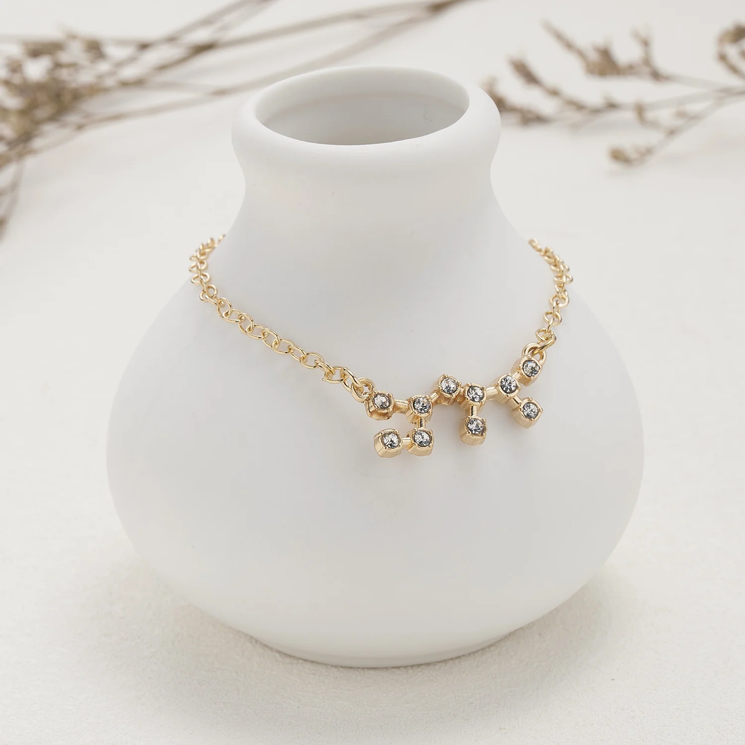 Женский и мужской браслет-цепочка со знаками Зодиака 12 знаков зодиака - купить по