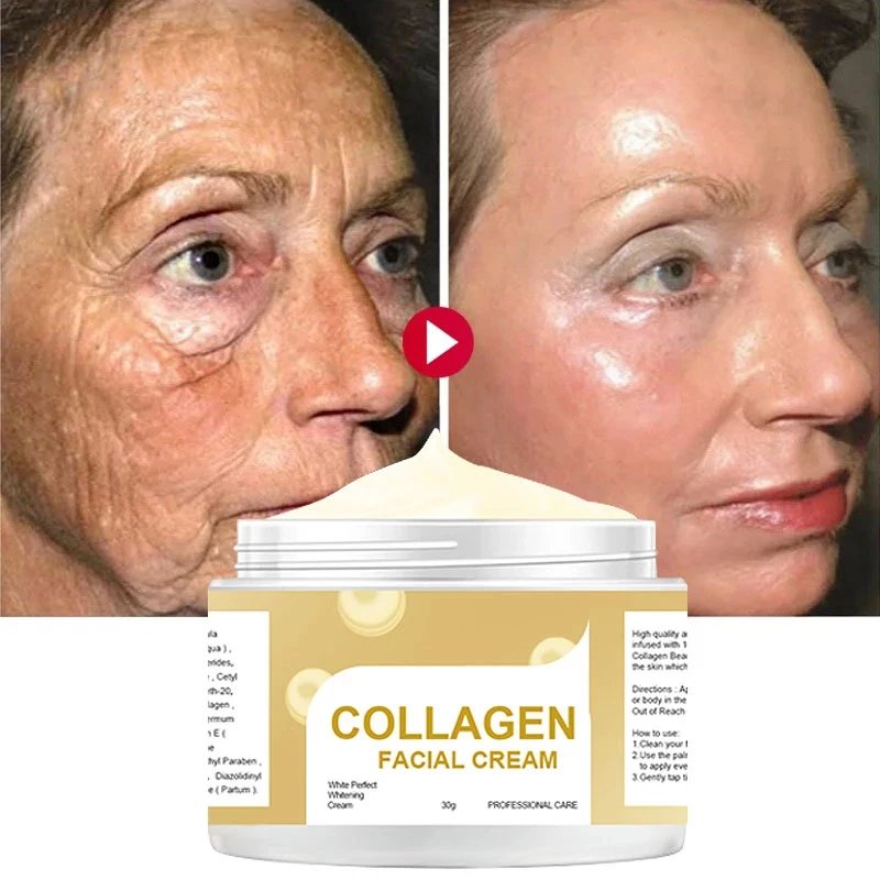 

Collagen Whitening Cream For Dark Skin Face Cream Anti Wrinkle For Black Skin Anti Aging Hidratante Facial Cremas Faciales