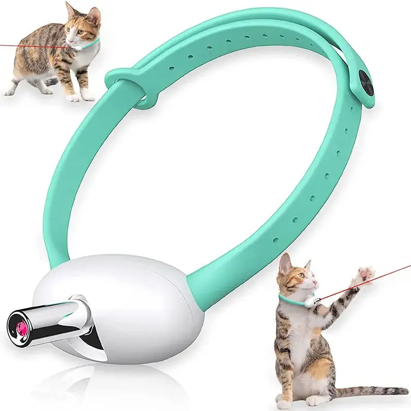 LMZOE-Smart Laser for Cats Электрический ошейник Регулируемые игрушки для кошек